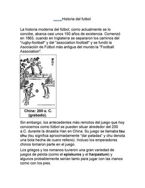 Historia Del Futbol