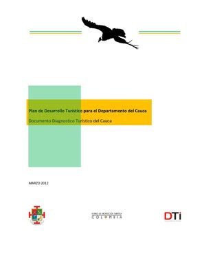 Diagnostico Del Turismo en el Departamento del Cauca