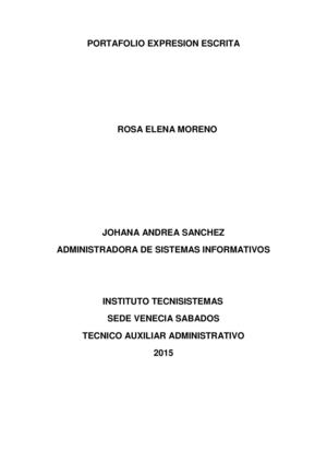 Portafolio Expresion Escrita 1