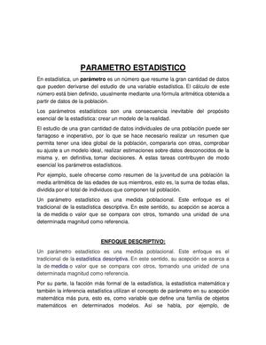 Trabajo # 7 Que Es Un Parametro