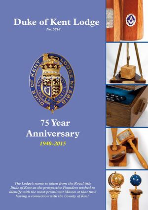 Duke of Kent History Book