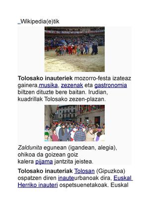 Tolosako Inauteriak