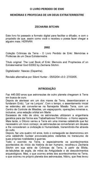 "O Livro Perdido De Enki"