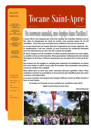 Bulletin municipal tocane