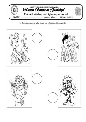Tema Hábitos De Higiene Personal