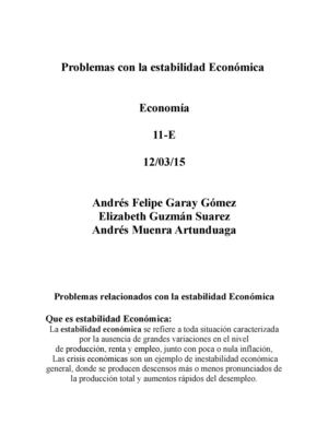 Problemas Relacionados Con La Estabilidad