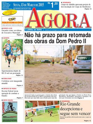 Jornal Agora - Edição 11093 - 13 de Março de 2015