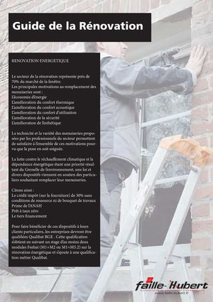 Guide Renovation