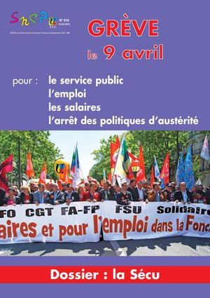 Bulletin SNEP n°918 - 14/03/2015