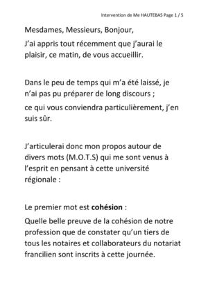 URN 2015 l Discours Jean-Michel Hautebas