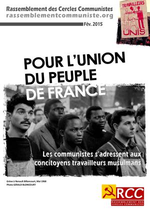Les communistes s'adressent aux concitoyens travailleurs musulmans