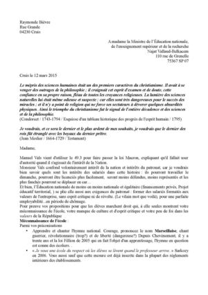 Raymonde Bièvre à Najat Valaud Belkacem