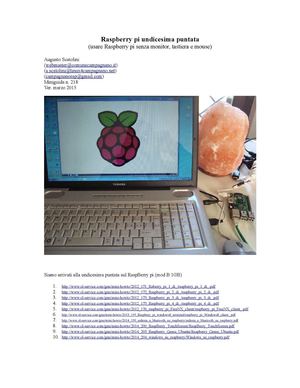 Raspberry 1gb senza tastiera né mouse né monitor