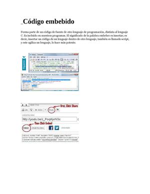 Codigo embebido - HTML