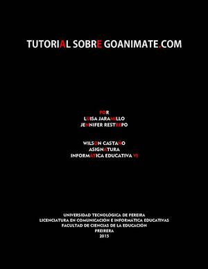 Tutorial sobre Goanimate
