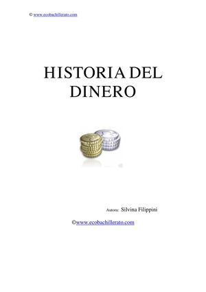 Historia del dinero. Autora Silvina Filippini