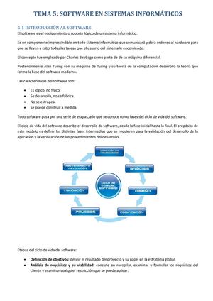 Tema 5 Software En Sistemas Informáticos