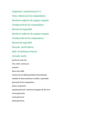 Arquitectura Del Pc Fabian Ramirez