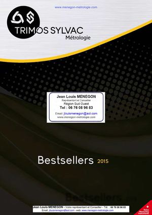 TSM - 2015 - Bestsellers avec tarifs Trimos Sylvac Metrologie