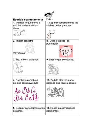 Escribir Correctamente