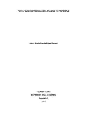 Portafolio De Expresión Oral Y Escrita