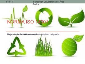 Norma Iso 14001 Planificación