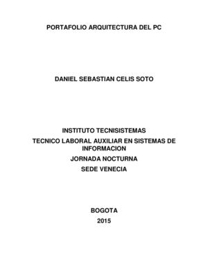 Portafolio Arquitectura Del Pc