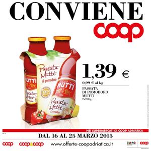 Volantino Coop Adriatica Emilia Dal 16 Al 25 Marzo