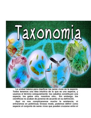 Conceptos Básicos De Taxonomía 2