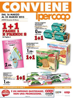 Volantino Iper Coop Campania Dal 16 Al 25 Marzo