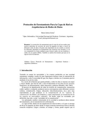 Algoritmos De Enrutamiento