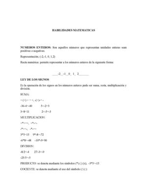 Habilidades Matematicas Marilyn Baena