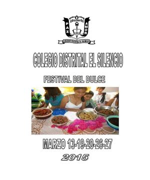 Plegable Festival Del Dulce 2015