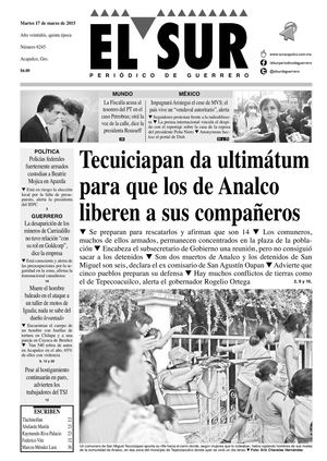 El Sur Martes 17032015