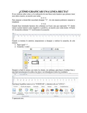 Cómo Graficar Una Linea Recta