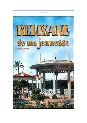 Relizane de ma jeunesse