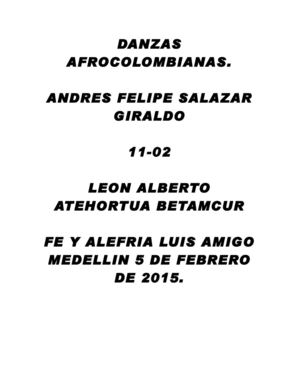 danzas afrocolombianas