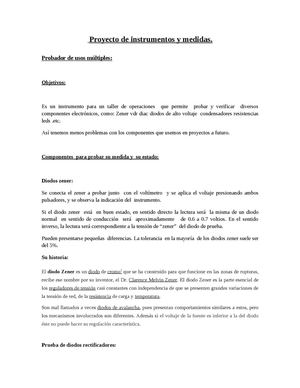 Proyecto De Instrumentos Y Medidas