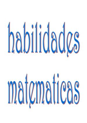 Habilidades Matematicas