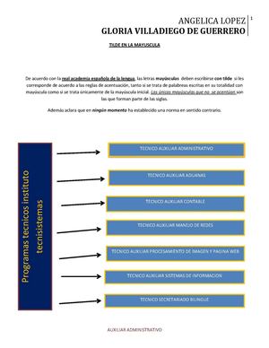 TILDE EN LA MAYUSCULA