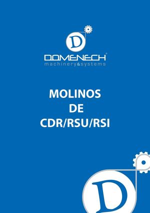 Catalogo Molinos Trituradores Cdr Rsu Rsi