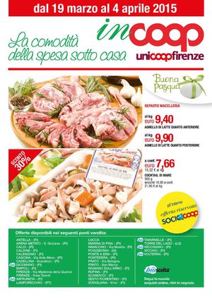 Volantino Uni Coop In Coop Dal 19 Marzo Al 4 Aprile