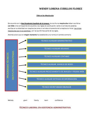 Procesador De Texto Guia 3  Wendy Cubillos