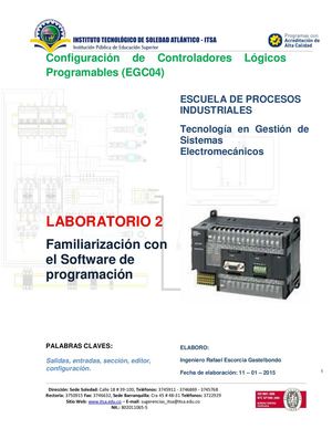 Laboratorio 2 Familiarización Con El Software De Programación