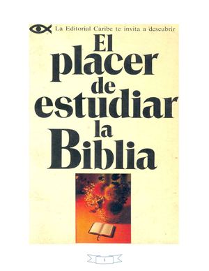 El Placer de estudiar la Biblia