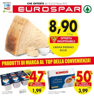 Volantino Eurospar Nord Est Dal 19 Al 25 Marzo