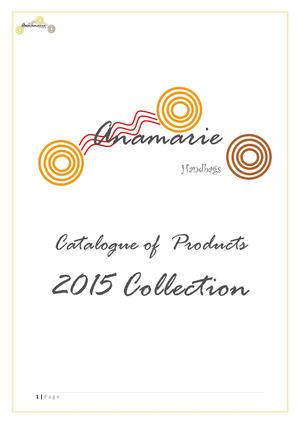 Annamarie Handbags Catalogue