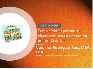 Como Crear Tu Portafolio Electrónico Para Aumentar Tu Presencia Online
