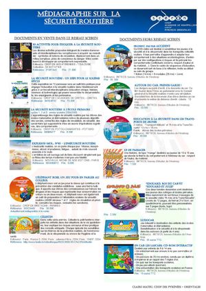 Médiagraphie Securite Routiere