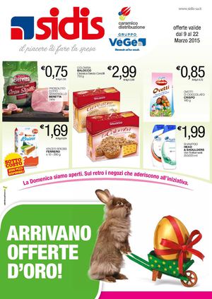 Volantino Sidis Dal 9 Al 22 Marzo
